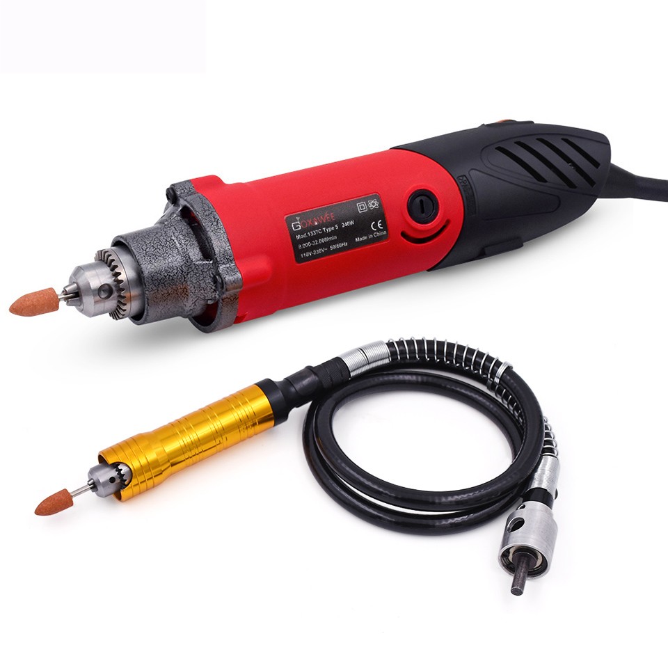 240W Mini Electric Drill 6 Position Variable Speed Dremel Rotary Tools