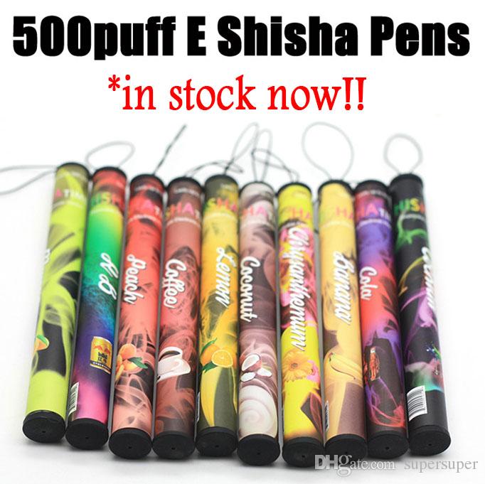 E Shisha Hookah Pen Disposable Pen Electronic Cigarette Pipe Cigar Fruit Juice E Shisha Pen Time 500 Puffs 30 Flavors Tools Store