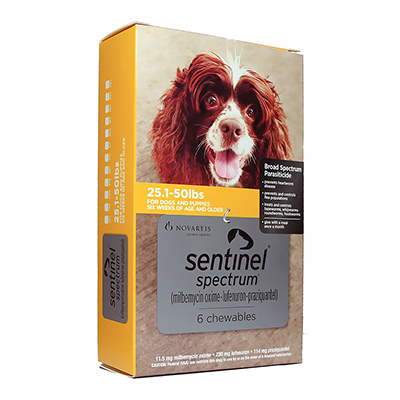 sentinel spectrum for dogs 6 pack